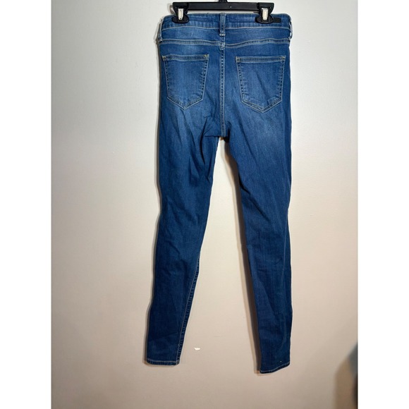 CELLO Womens Blue Distressed Skinny Jeans Size 5 - Picture 2 of 5